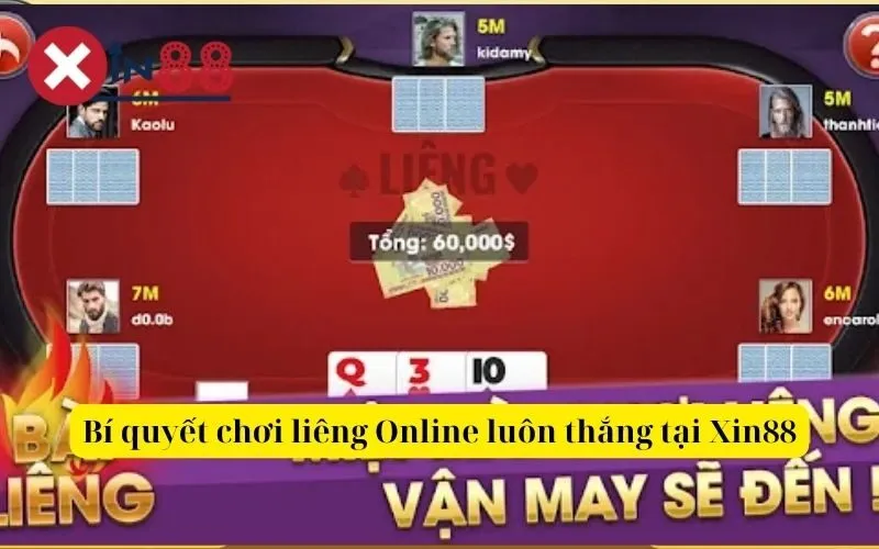 Bí quyết chơi liêng Online luôn thắng tại Xin88