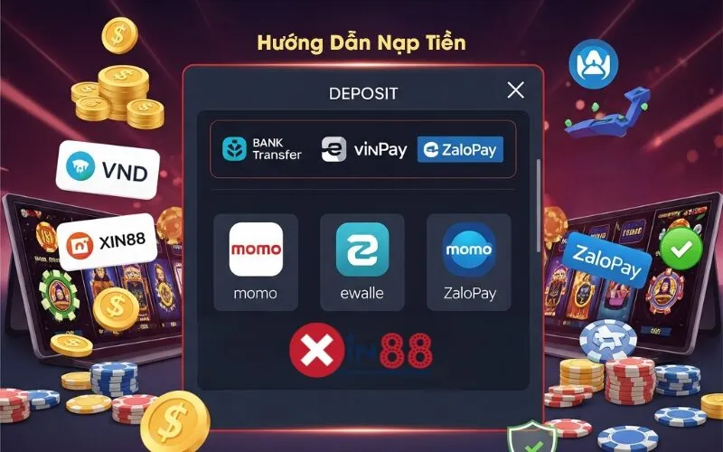 Hướng Dẫn Nạp Tiền Xin88